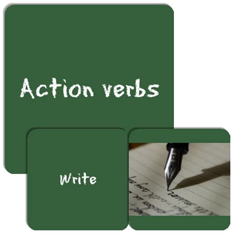 Action Verbs Match The Memory