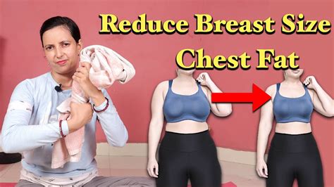How To Reduce Breast Size Breast Reduce Exercise Trick Reduce Chest Fat YouTube