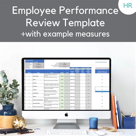 Employee Performance Review Template Scorecard Rating Scale Ph