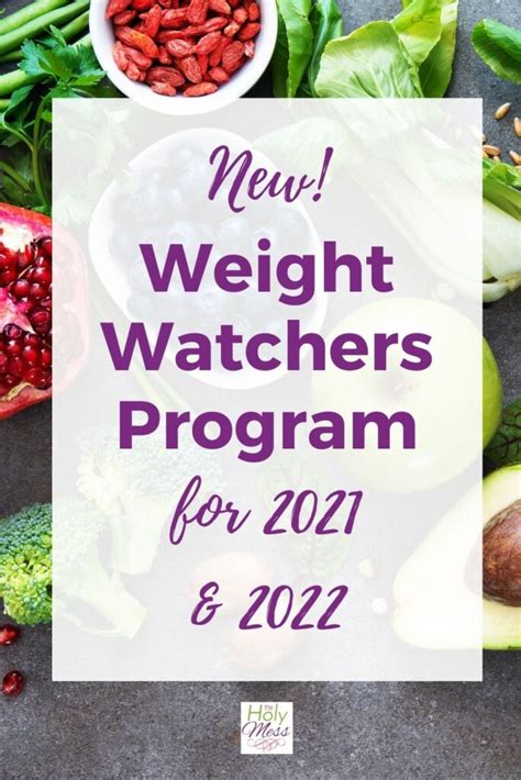 new weight watchers plan for 2022 the holy mess 2022