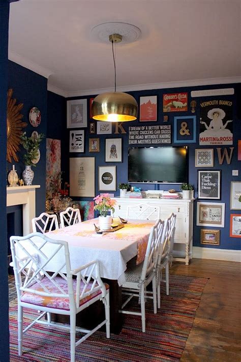 Grey and navy living room. My Vote for Color of the Year - Run To Radiance