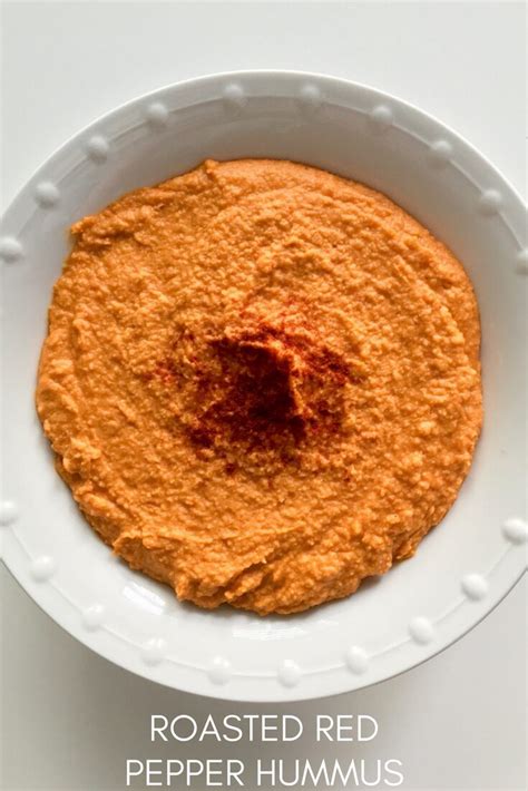 Roasted Red Pepper Hummus The Urben Life