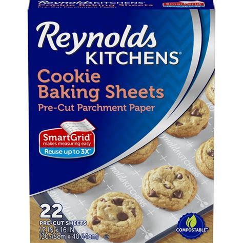 Reynolds Parchment Paper Baking Sheets 22 Count 12x16in