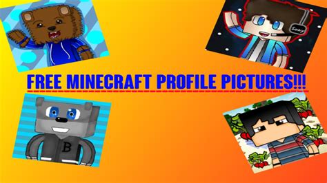 Free Minecraft Profile Picture For Youtube Youtube