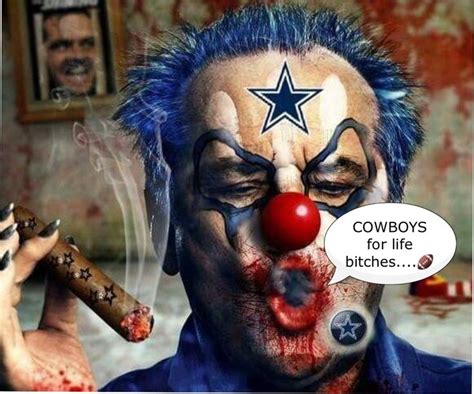 Pin By Andrew Acosta On Dallas Cowboys Creepy Clown Evil Clowns Clown