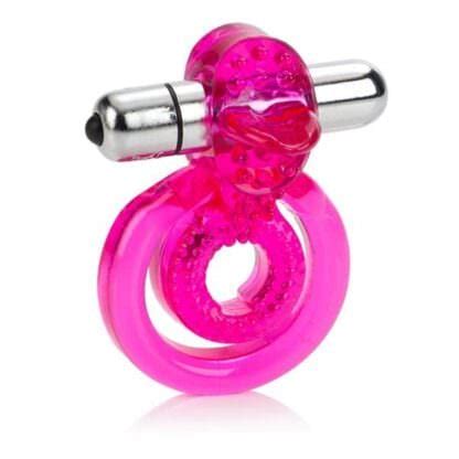 Dual Clit Flicker Waterproof Vibrating Ring Christian Sex Toy Store