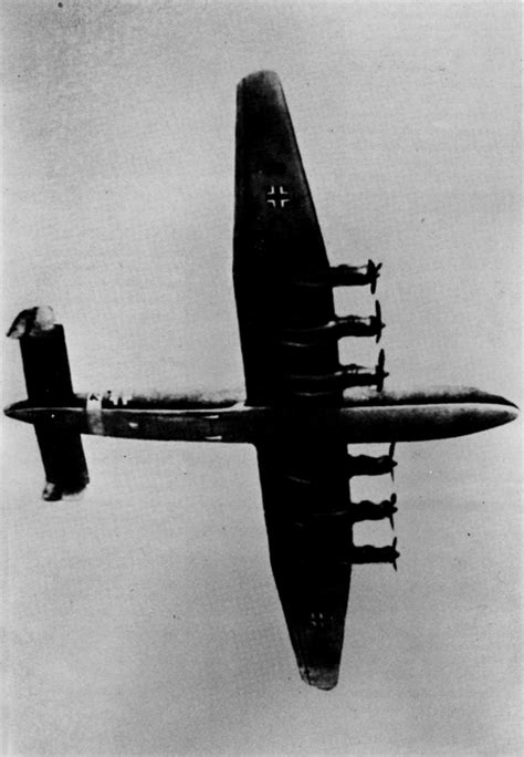 Prototype Junkers Ju 390 Ju390 Long Range Heavy Bomber And