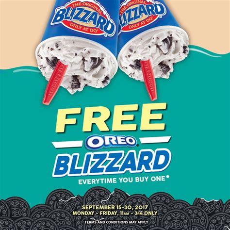Dairy Queen Is Giving Away Free Oreo Blizzards This Month