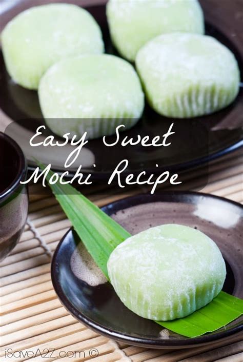We all want to enjoy what we eat, but how can you eat well and still be healthy? Easy Sweet Mochi Recipe - iSaveA2Z.com