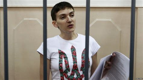 Ukraine Pilot Savchenko Appears In Russian Court Bbc News