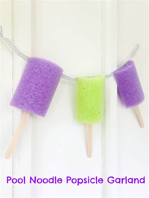 Pool Noodle Popsicle Summer Party Garland Popsicle Party Party