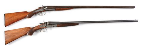 Antique Double Barrel Shotguns Lot Of Two Auctions And Price Archive