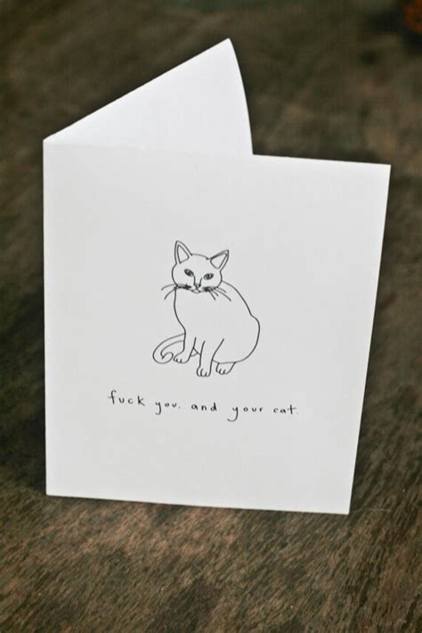 Printable Greeting Card Your Cat