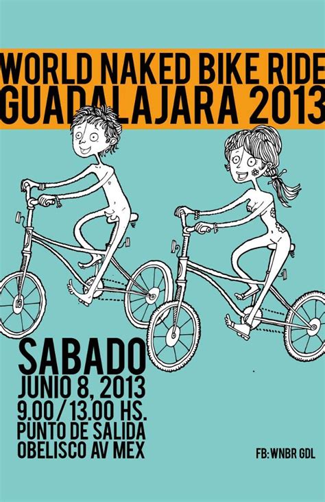 CÁmara Rodante Invitan Al World Naked Bike Ride Guadalajara 2013