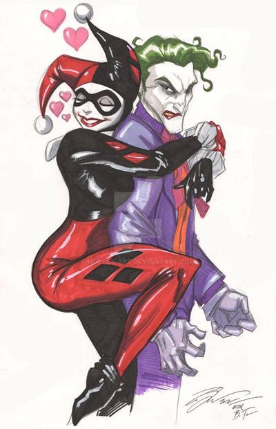 The Joker And Harley Quinn By Hodges Art On Deviantart