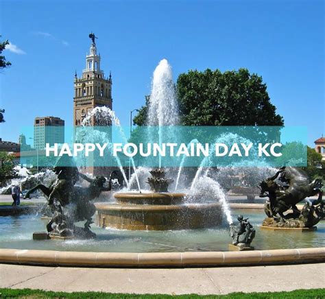 ⛲️happy Fountain Day Kc⛲️ There Are Over 200 Fountains In Kansas City