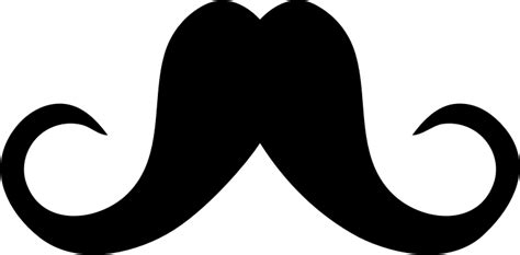 Clipart Mustache Silhouette