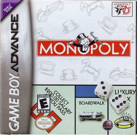 Monopoly 2004 Game Boy Advance Box Cover Art Mobygames