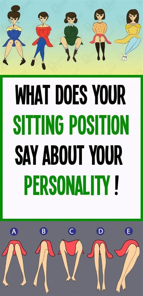 What Does Your Sitting Position Say About Your Personality