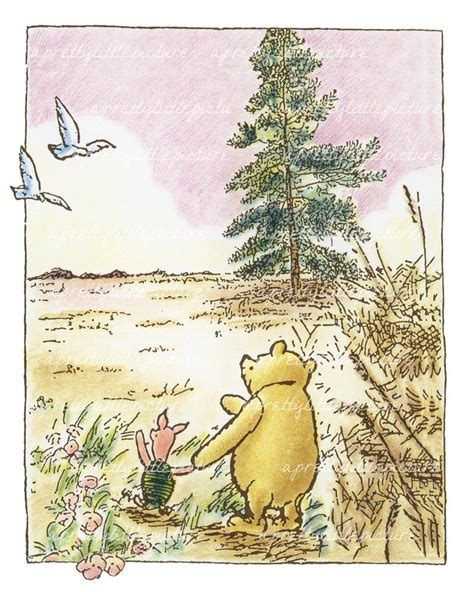 Classic Winnie The Pooh Print Fine Art Print Featuring Pooh Etsy