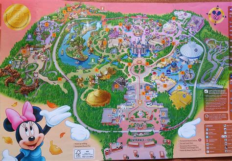 Hong Kong Disneyland Map Hong Kong Disneyland Theme Park Map