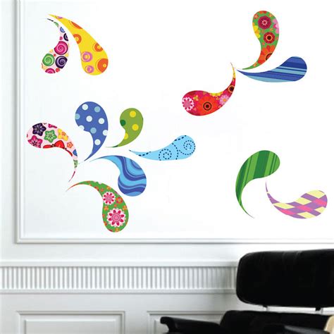 Paisley Wall Decal Abstract Wall Decal Murals Primedecals
