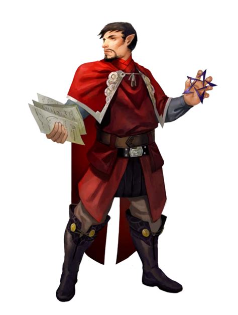 Male Half Elf Cleric Of Asmodeus Pathfinder Pfrpg Dnd Dandd 35 5e 5th