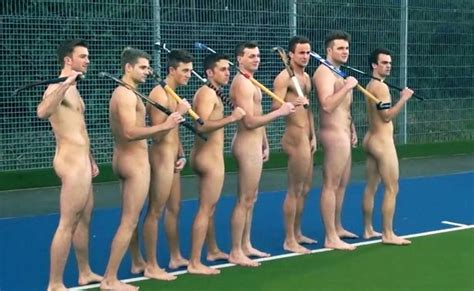 Men S Hockey Team Strip Naked For Match In Support Of Anti Homophobia