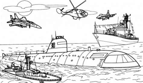 Get This Military Battleship Army Coloring Pages 348ad