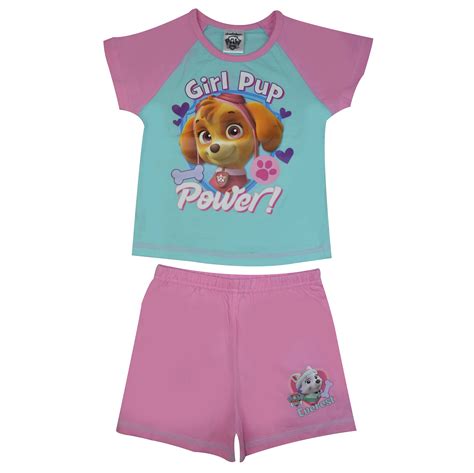 Paw Patrol Girl Pup Power Short 2 3 Years Pyjama Set 8438512253195