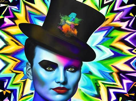 Person Wearing Top Hat Digital Art By David Kincaid Fine Art America