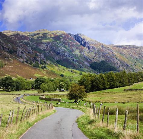 Winding Road Langdale Valley English Lake District Uk Photograph By