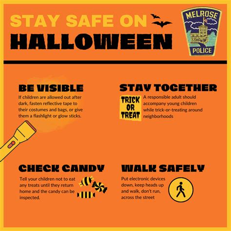 Melrose Police Department Shares Tips For Celebrating Halloween Trick