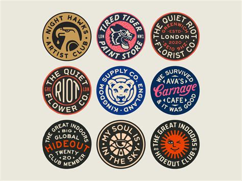 Badges Badges Badges By Luke Harrison On Dribbble