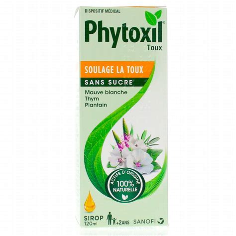 Phytoxil Sirop Toux Sans Sucre Flacon 120ml Pharmacie Prado Mermoz