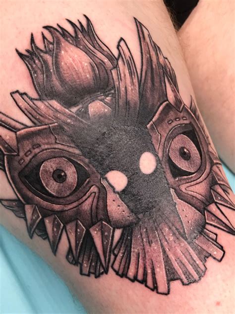 Choubi Damso French Tattoo Artist With An Awesome Majoras Mask R