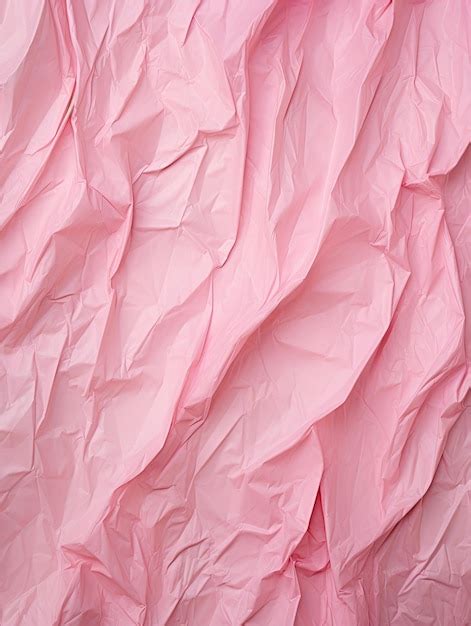 Premium Photo Crumpled Paper Texture Abstract Background Pink Paper