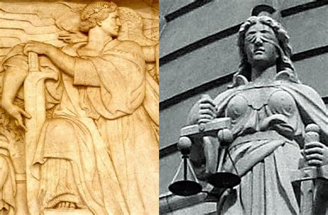Lady Justice Justitia Legal And Philosophical Concept Produced In