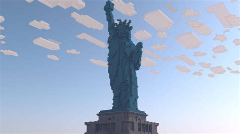 The Statue Of Liberty In Minecraft By Xerxesgwx On Deviantart