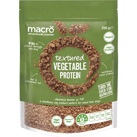 Macro Textured Vegetable Protein 200g Woolworths