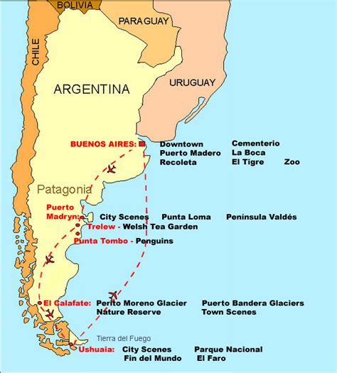 Patagonia Map Imagemap Tjoolaard