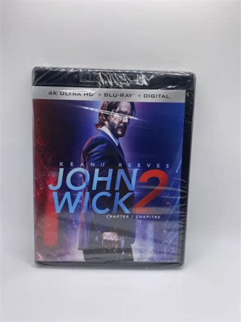 JOHN WICK CHAPTER 2 4K Ultra HD Blu Ray Digital Copy Bilingual