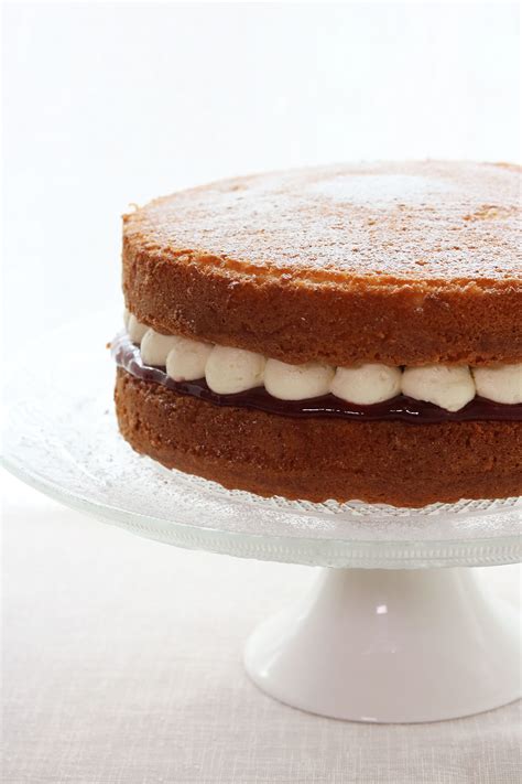 Classic Victoria Sponge With Jam And Buttercream