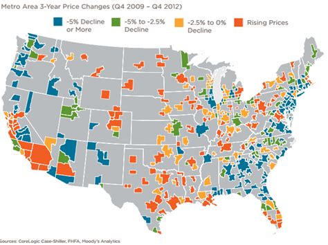 Map Of Us Housing Market Growth Business Insider