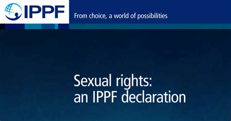 sexual rights an ippf declaration ippf