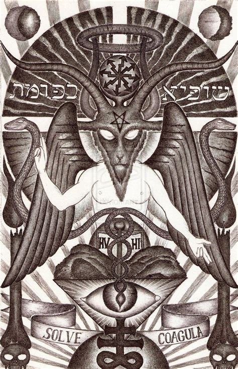 Baphomet 2 By Mpv666 On Deviantart Occult Art Satanic Art Baphomet