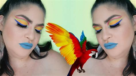 Parrot Inspired Makeup Youtube