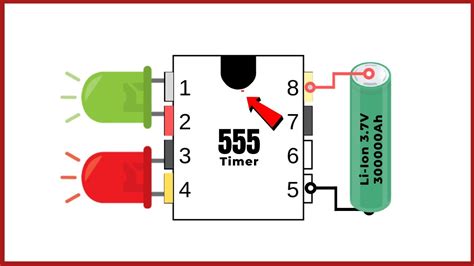 Flashing Led Circuit Diagram