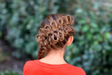 This is probably the best girls' hairstyle for weddings. Women Fashion Updates: Diagonal Bow Braid Hairstyle For Girls