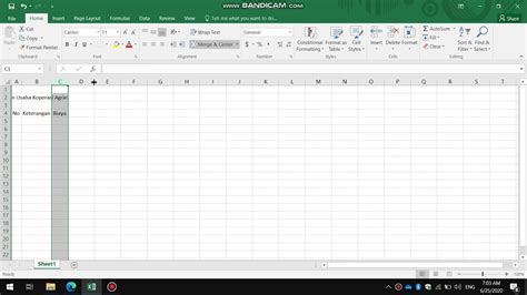 Tutorial Microsoft Excel Tab Home Part 1 Youtube